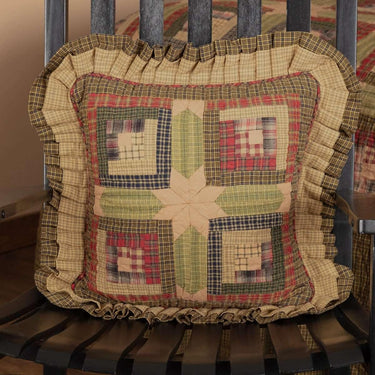 Tea Cabin Pillow Quilted 16x16 - The Fox Decor